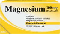 MAGNESIUM 100 mg Jenapharm Tabletten